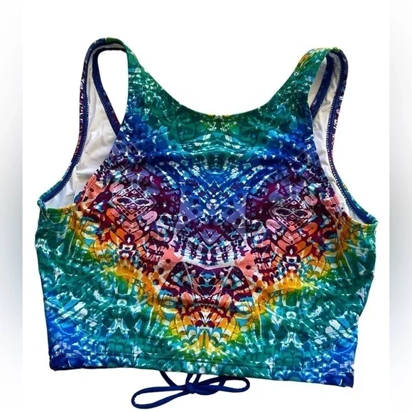 SkinnyDippers Alice Shirr Thing Triangle Top - Picture 3 of 3